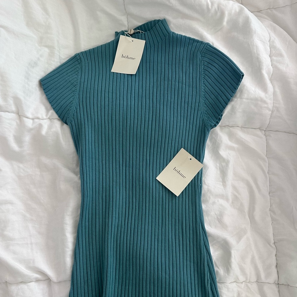 bohme teal dress